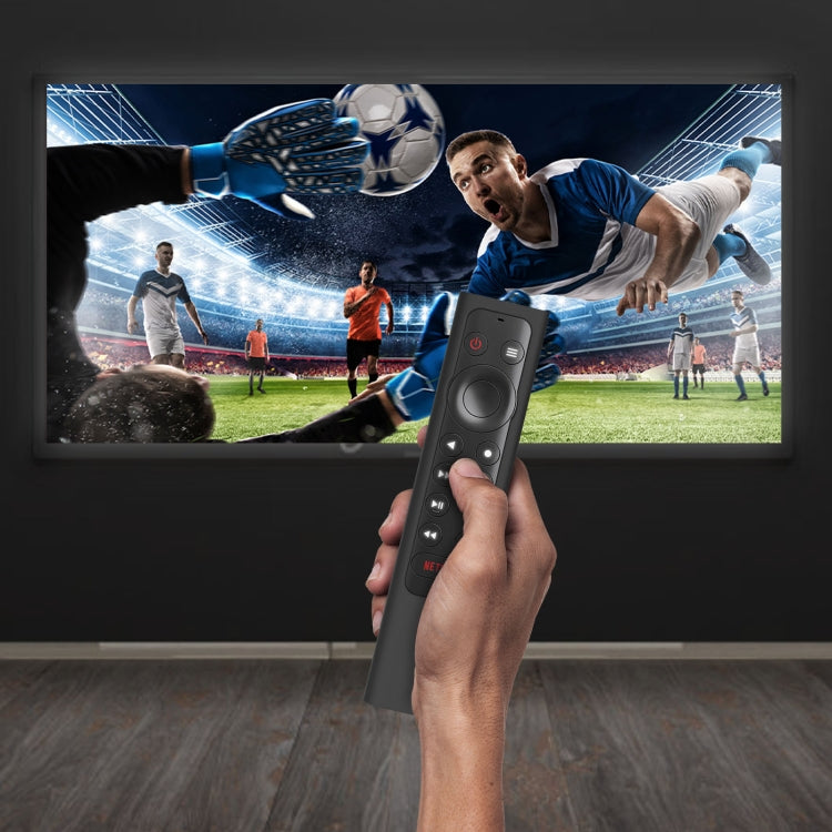 For NVIDIA Shield TV Pro 4K HDR Remote Control Silicone Case With Lanyard(Black) - Remote Control Covers by PMC TechLife | Online Shopping South Africa | PMC TechLife