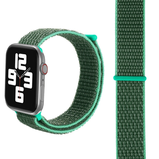 For Apple Watch 46mm / 49mm / 45mm / 44mm Simple Fashion Nylon Watch Band with Magic Stick(Grass Green) - Watch Bands by PMC Jewellery | Online Shopping South Africa | PMC Jewellery | Buy Now Pay Later Mobicred