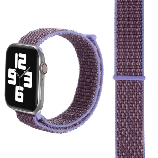 For Apple Watch 46mm / 49mm / 45mm / 44mm Simple Fashion Nylon Watch Band with Magic Stick(Light Purple) - Watch Bands by PMC Jewellery | Online Shopping South Africa | PMC Jewellery | Buy Now Pay Later Mobicred