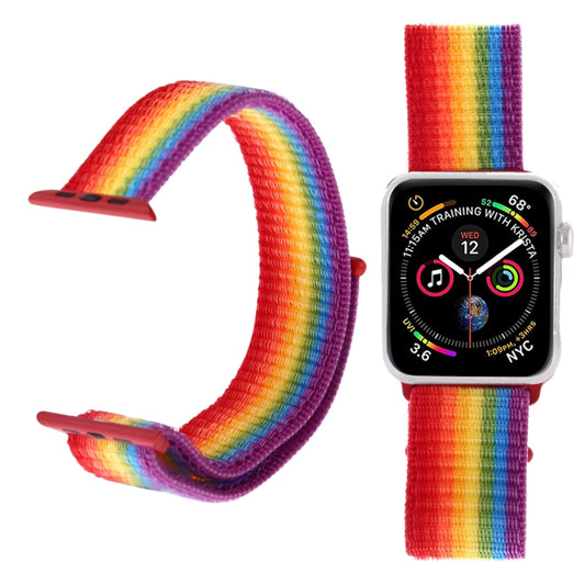 For Apple Watch 42mm / 41mm / 40mm / 38mm Simple Fashion Nylon Watch Band with Magic Stick(Colour) - Watch Bands by PMC Jewellery | Online Shopping South Africa | PMC Jewellery | Buy Now Pay Later Mobicred