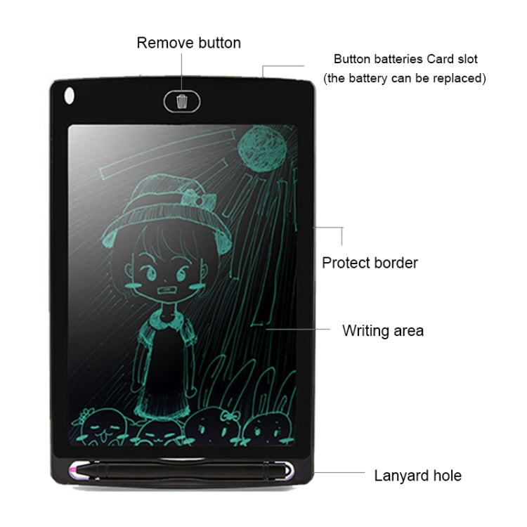 Portable 8.5 inch LCD Writing Tablet Drawing Graffiti Electronic Handwriting Pad Message Graphics Board Draft Paper with Writing Pen(Blue) -  by PMc TechLife | Online Shopping South Africa | PMc TechLife | Buy Now Pay Later Mobicred