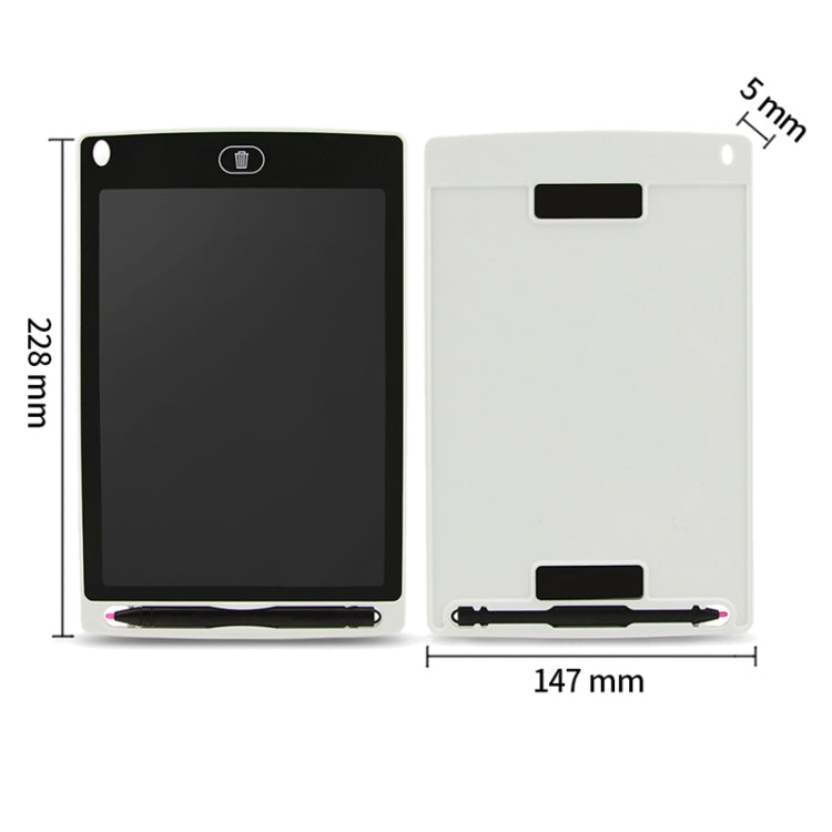 Portable 8.5 inch LCD Writing Tablet Drawing Graffiti Electronic Handwriting Pad Message Graphics Board Draft Paper with Writing Pen(White) -  by PMc TechLife | Online Shopping South Africa | PMc TechLife | Buy Now Pay Later Mobicred