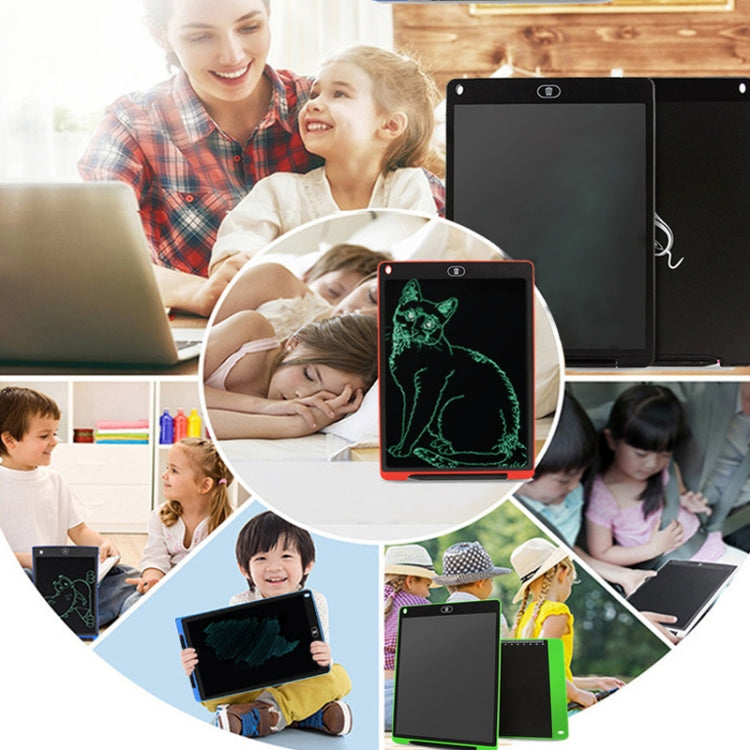 Portable 12 inch LCD Writing Tablet Drawing Graffiti Electronic Handwriting Pad Message Graphics Board Draft Paper with Writing Pen(Red) - free shipping - PMc TechLife - Order now!