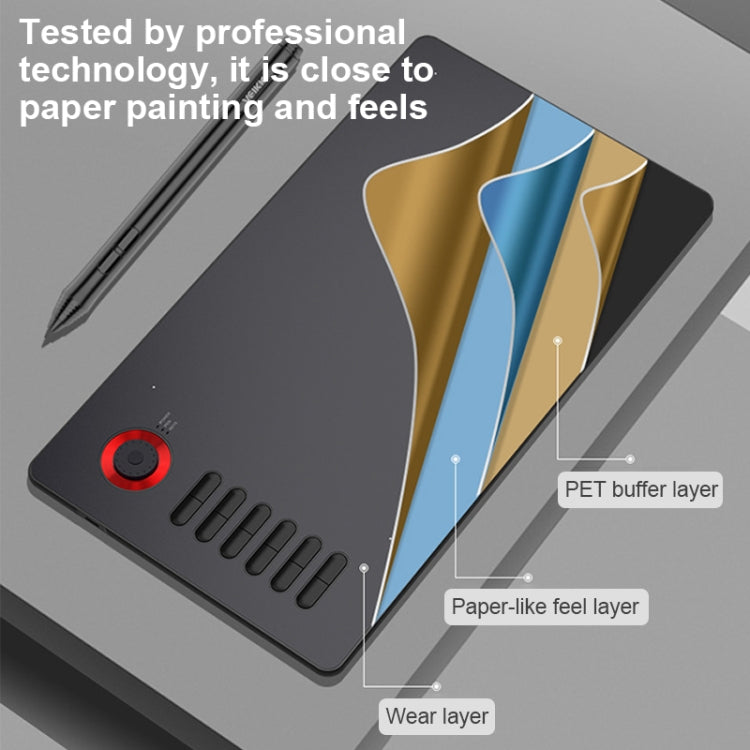 VEIKK A15PRO 10x6 inch 5080 LPI Type-C Interface Smart Touch Electronic Graphic Tablet (Red) - free shipping - PMC Jewellery - Order now!