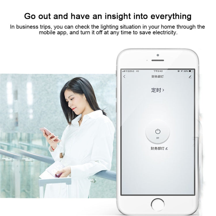 3 Buttons Intelligent Switch Smart Wall Switch (White) - Smart Switch by PMC Jewellery | Online Shopping South Africa | PMC Jewellery | Buy Now Pay Later Mobicred