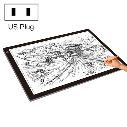 23W 12V LED Three Level of Brightness Dimmable A2 Acrylic Copy Boards Anime Sketch Drawing Sketchpad, US Plug -  by PMC Jewellery | Online Shopping South Africa | PMC Jewellery | Buy Now Pay Later Mobicred