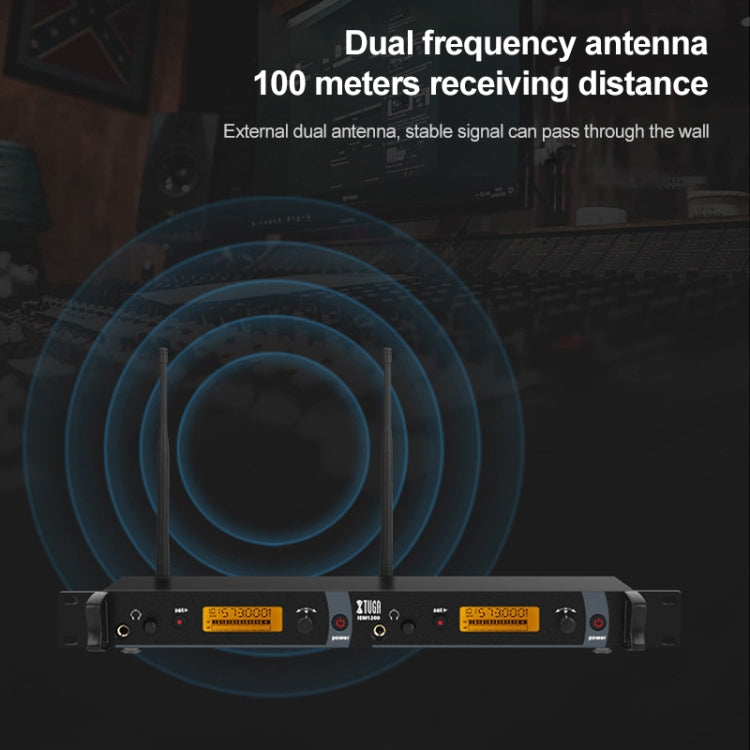 XTUGA IEM1200 Wireless Transmitter 5 Bodypack Stage Singer In-Ear Monitor System(US Plug) - free shipping - PMC Jewellery - Order now!