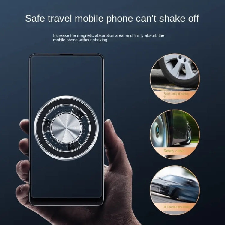 F83 Car Air Outlet Vent Magnetic Mobile Phone Navigation Holder (Silver) - Car Holders by PMC TechLife | Online Shopping South Africa | PMC TechLife | Buy Now Pay Later Mobicred