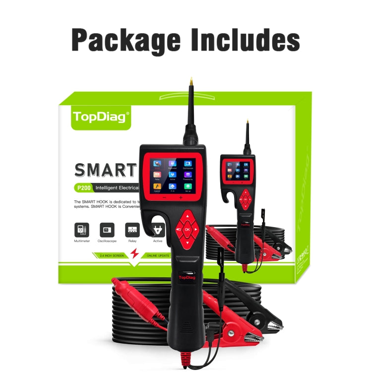 TopDiag P200 Car Circuit Intelligent Analyzer Diagnostic Instrument - Electronic Test by PMC TechLife | Online Shopping South Africa | PMC TechLife | Buy Now Pay Later Mobicred
