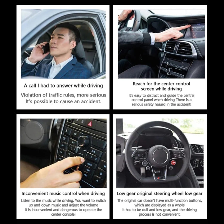 Multifunctional Car Cup Holder Wireless Knob Button Steering Wheel Button Remote Control without Light - Bluetooth Car Kits by PMC TechLife | Online Shopping South Africa | PMC TechLife | Buy Now Pay Later Mobicred