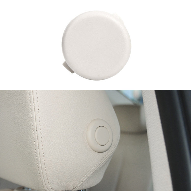 For BMW 3 Series F30 Left Driving Car Front Headrest Switch Button 5210 7362 619(Beige White) - Car Switches by PMC TechLife | Online Shopping South Africa | PMC TechLife | Buy Now Pay Later Mobicred