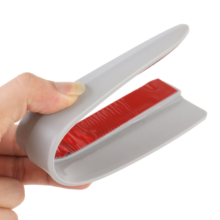 1 Pair Car Solid Color Silicone Bumper Strip, Style: Short (Grey) - Anti Collision Sticker by PMC TechLife | Online Shopping South Africa | PMC TechLife | Buy Now Pay Later Mobicred