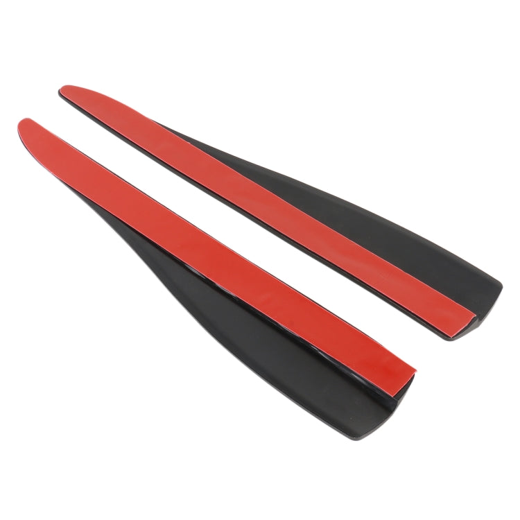 1 Pair Car Carbon Fiber Silicone Bumper Strip, Style: Long (Black) - Anti Collision Sticker by PMC TechLife | Online Shopping South Africa | PMC TechLife | Buy Now Pay Later Mobicred