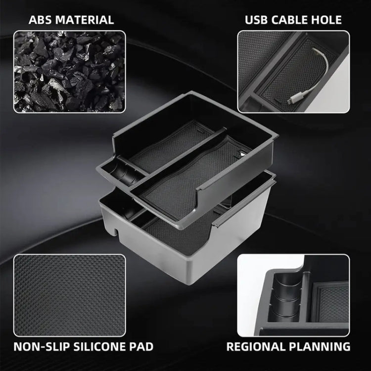 For Ford Bronco 2021 Car Armrest Box Double Layer Storage Box - Stowing Tidying by PMC TechLife | Online Shopping South Africa | PMC TechLife | Buy Now Pay Later Mobicred
