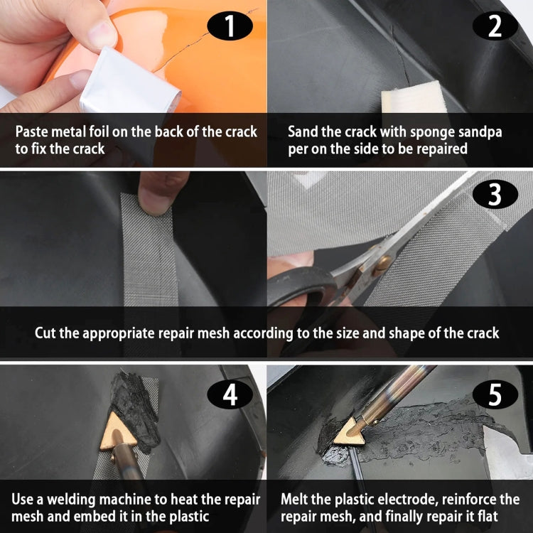 100W Electric Soldering Iron Plastic Welding Machine Car Bumper Repair Plier, AU Plug (White) - Hand Tool Sets by PMC TechLife | Online Shopping South Africa | PMC TechLife | Buy Now Pay Later Mobicred