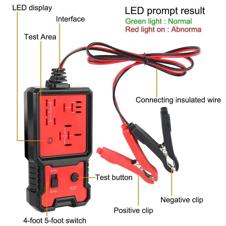 CNBJ-707 4 Pin 5 Pin Relays Quick Tester - Electronic Test by PMC TechLife | Online Shopping South Africa | PMC TechLife
