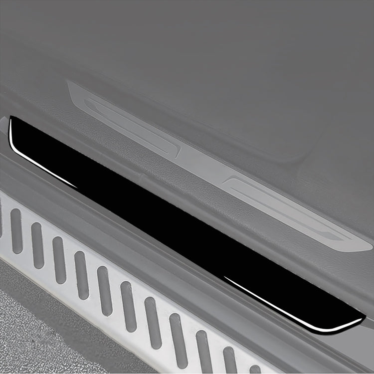 Car Door-step Decorative Sticker for BMW X5 E70 2008-2013 / X6 E71 2009-2014,  Left and Right Drive Universal (Black) - Car Interior Mouldings by PMC TechLife | Online Shopping South Africa | PMC TechLife | Buy Now Pay Later Mobicred