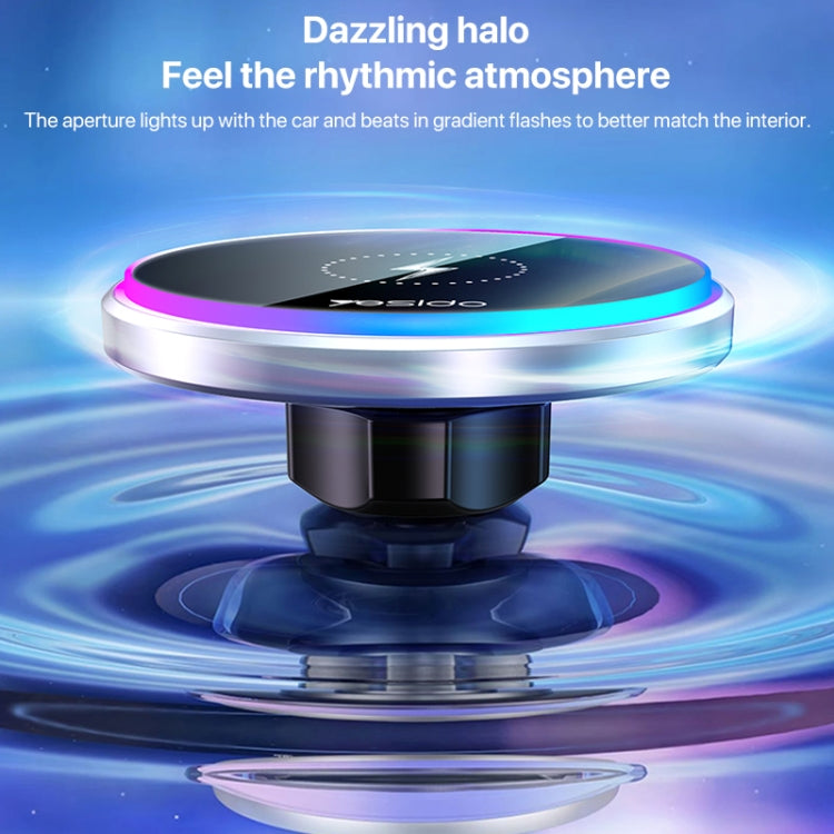 Yesido C292 15W Magnetic Suction Wireless Charging Car Holder - free shipping - PMC TechLife - Order now!