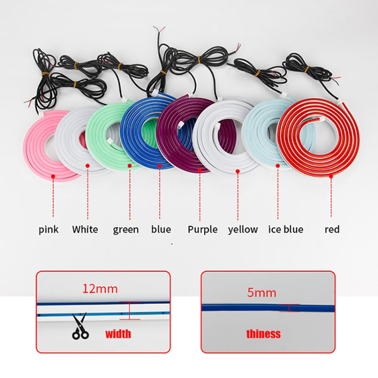 2m Car Daytime Running Super Bright Decorative LED Atmosphere Light (Red Light) - Decorative Lights by PMC TechLife | Online Shopping South Africa | PMC TechLife | Buy Now Pay Later Mobicred