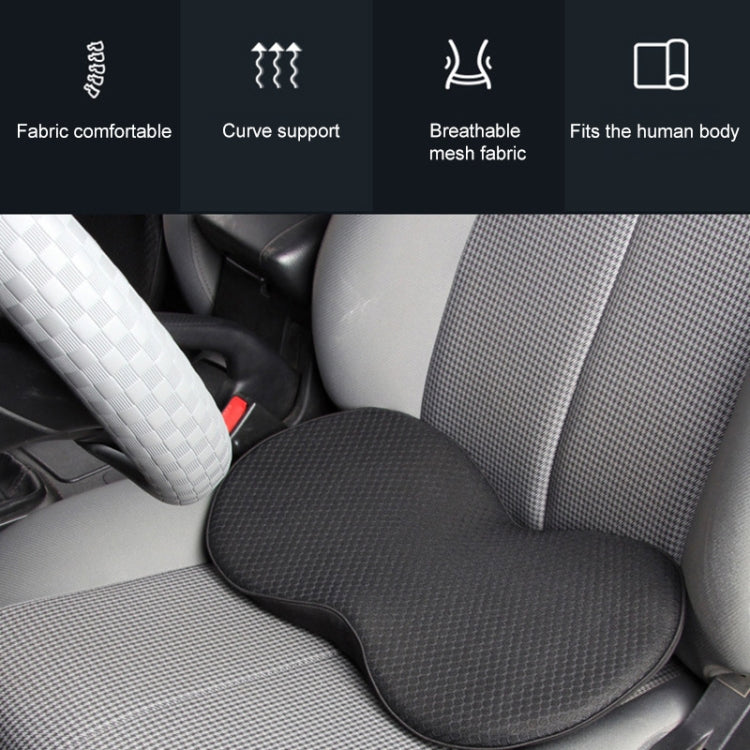 Car mini Seat Cushion Breathable Lumbar Seat Mat (Brown) - Seat Accessories by PMC TechLife | Online Shopping South Africa | PMC TechLife | Buy Now Pay Later Mobicred