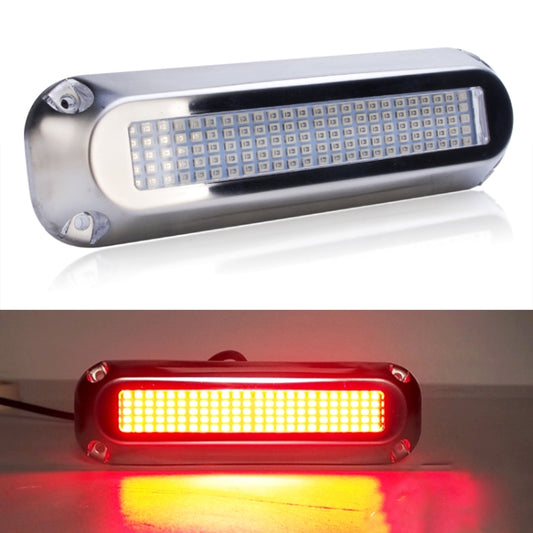 Ship / Yacht 10-30V 120LEDs Waterproof Stainless Steel Underwater Light (Red Light) - Marine Accessories & Parts by PMC Jewellery | Online Shopping South Africa | PMC Jewellery | Buy Now Pay Later Mobicred