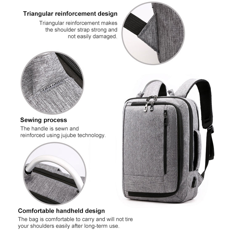 cxs-620 Multifunctional Oxford Laptop Bag Backpack (Army Green) - Backpack by PMC Jewellery | Online Shopping South Africa | PMC Jewellery | Buy Now Pay Later Mobicred