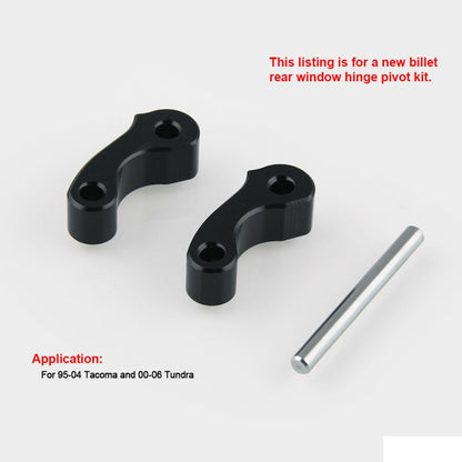 OT243 2 PCS Aluminum Alloy Window Latch Hinge Pivot for 95-04 Tacoma 00-06 Tundra Rear Quarter BL - Glasses & Windows Accessories by PMC Jewellery | Online Shopping South Africa | PMC Jewellery | Buy Now Pay Later Mobicred