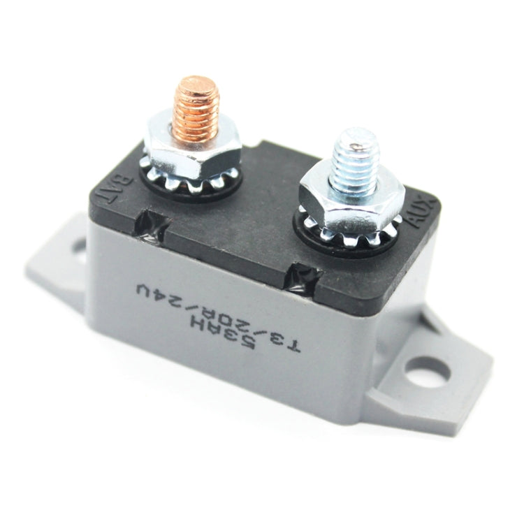 F3088-30A 30A Manual Reset Circuit Breaker Double Short Legs with Bolt 12/24V - Fuse by PMC TechLife | Online Shopping South Africa | PMC TechLife | Buy Now Pay Later Mobicred