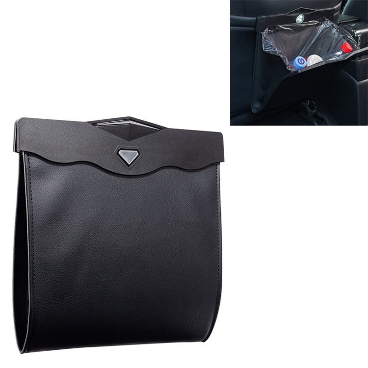 Car Multifunctional LED Design Hanging Folding Garbage Bin Storage Box (Black) - Stowing Tidying by PMC TechLife | Online Shopping South Africa | PMC TechLife | Buy Now Pay Later Mobicred