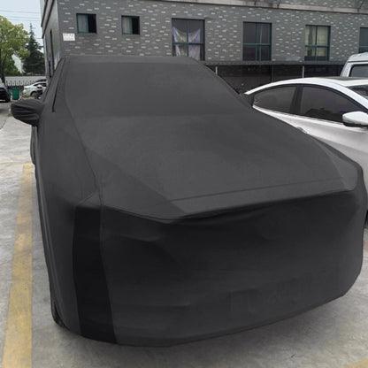 Anti-Dust Anti-UV Heat-insulating Elastic Force Cotton Car Cover for Business Car, Size: 4.8m~5.15m (Black) - PE Material by PMC Jewellery | Online Shopping South Africa | PMC Jewellery | Buy Now Pay Later Mobicred