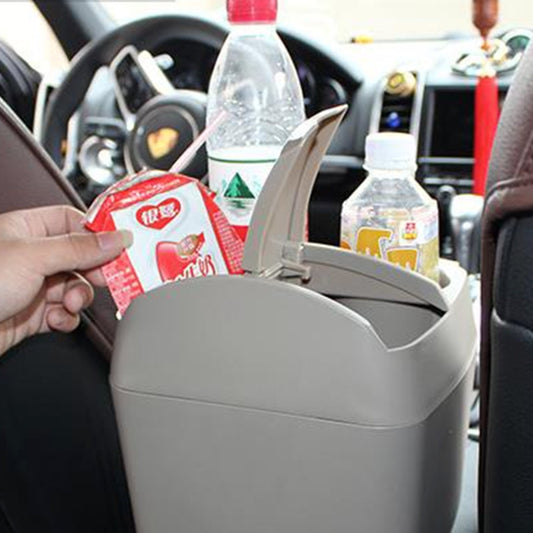 SHUNWEI SD-1605 Multifunction 3 in 1 Car Cup Holder Drink Bottle Can Garbage Can Portable Vehicle Trash Can Bin Rubbish Bin Organizer(Khaki) - Stowing Tidying by SHUNWEI | Online Shopping South Africa | PMC Jewellery | Buy Now Pay Later Mobicred