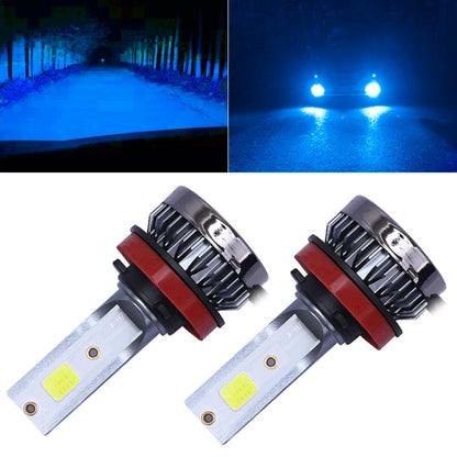 2 PCS H11 DC9-36V / 36W / 8000K / 6000LM IP68 Car / Motorcycle Mini COB LED Headlight Lamps / Fog Light(Ice Blue Light) - LED Headlamps by PMC Jewellery | Online Shopping South Africa | PMC Jewellery | Buy Now Pay Later Mobicred