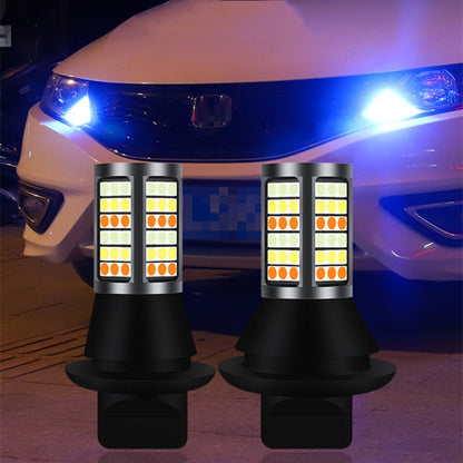 1156/BA15S DC12V 3.7W 81 SMD-3030-LEDs Three Color Car DRL&Turn Light, Length: 2m - Running Lights by PMC Jewellery | Online Shopping South Africa | PMC Jewellery | Buy Now Pay Later Mobicred