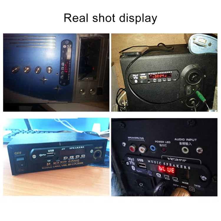 Car 12V Audio MP3 Player Decoder Board FM Radio TF USB 3.5 mm AUX, without Bluetooth and Recording - Car MP3 & MP4 & MP5 by PMC TechLife | Online Shopping South Africa | PMC TechLife | Buy Now Pay Later Mobicred