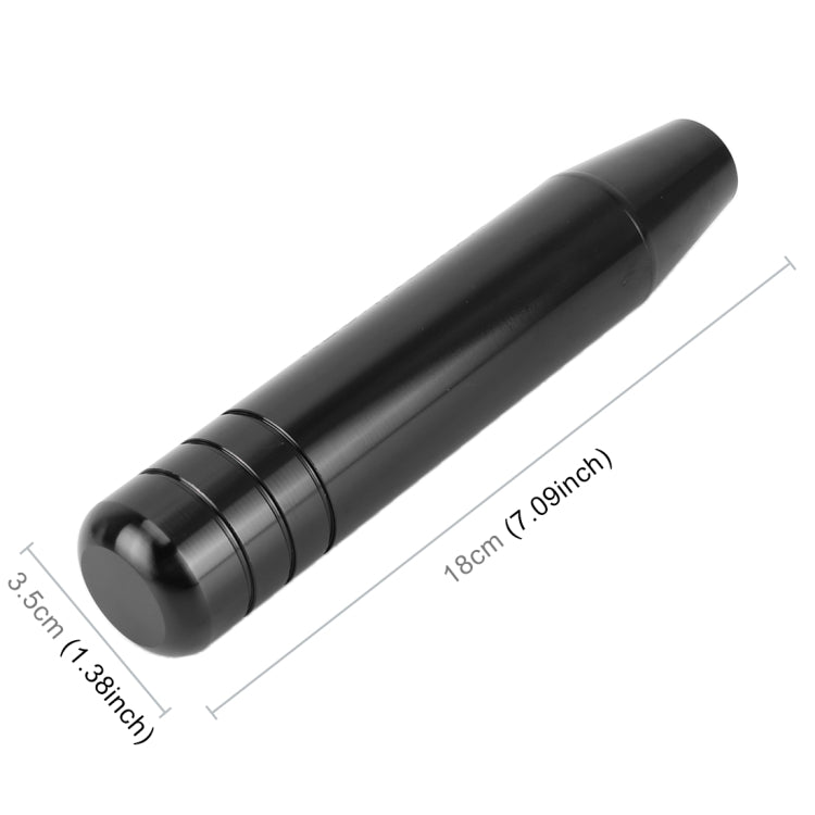 Universal Long Strip Shape Car Gear Shift Knob Modified Shifter Lever Knob, Length: 18cm(Black) - Shift Knob by PMC Jewellery | Online Shopping South Africa | PMC Jewellery | Buy Now Pay Later Mobicred