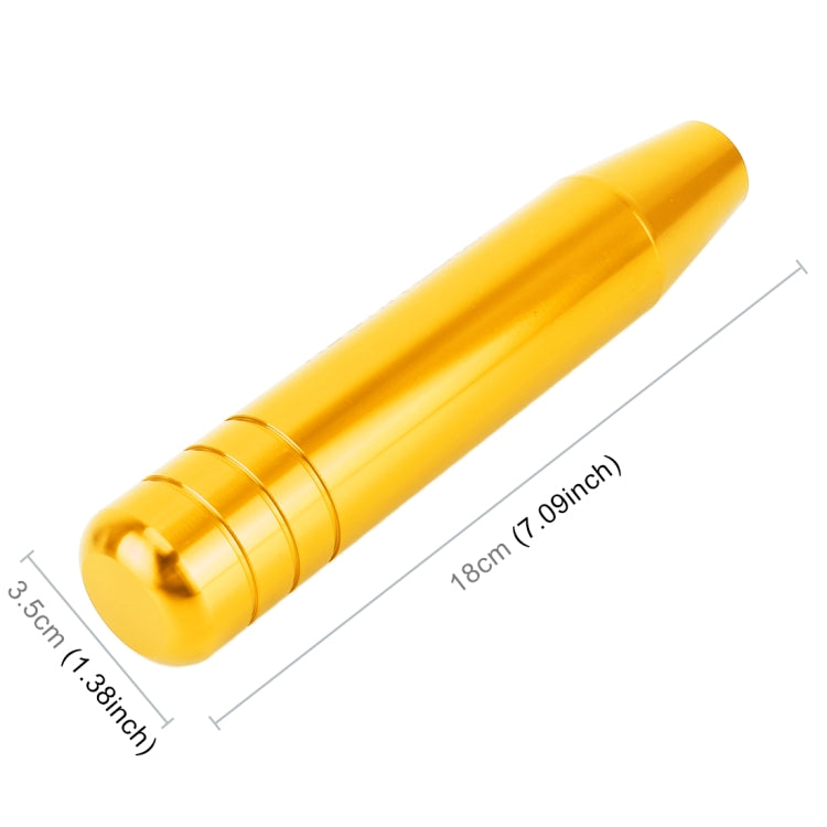 Universal Long Strip Shape Car Gear Shift Knob Modified Shifter Lever Knob, Length: 18cm(Gold) - Shift Knob by PMC Jewellery | Online Shopping South Africa | PMC Jewellery | Buy Now Pay Later Mobicred