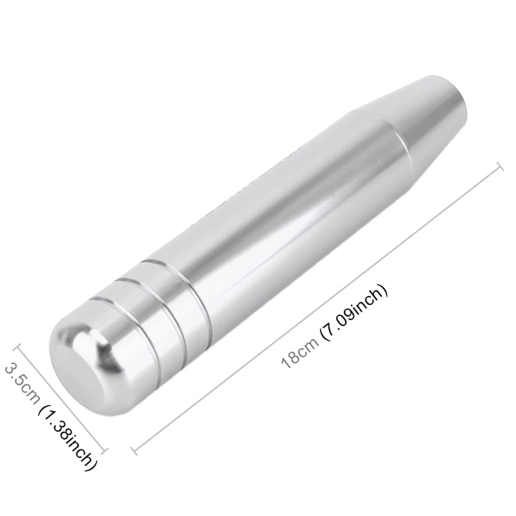 Universal Long Strip Shape Car Gear Shift Knob Modified Shifter Lever Knob, Length: 18cm(Silver) - Shift Knob by PMC Jewellery | Online Shopping South Africa | PMC Jewellery | Buy Now Pay Later Mobicred