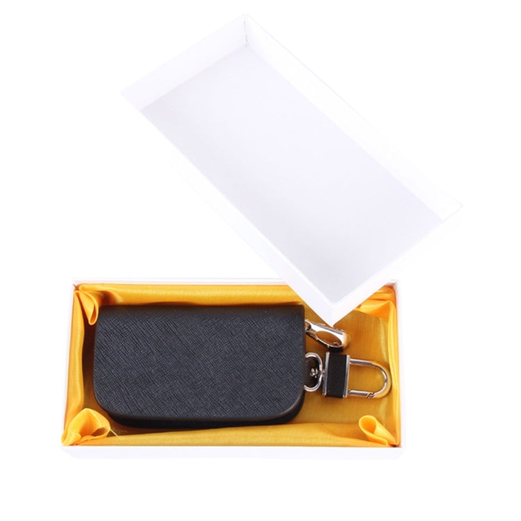 Universal Leather Denim Texture Waist Hanging Zipper Wallets Key Holder Bag (No Include Key)(Black) - Car Key Cases by PMC TechLife | Online Shopping South Africa | PMC TechLife | Buy Now Pay Later Mobicred