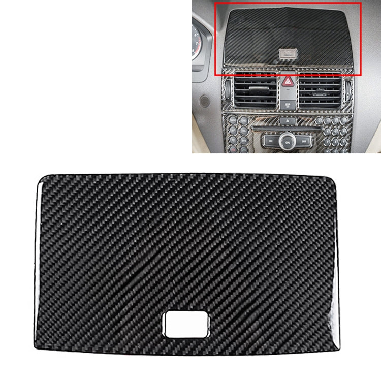 Car Dashboard Navigation Carbon Fiber Decorative Sticker for Mercedes-Benz W204 2007-2010 - Car Interior Mouldings by PMC TechLife | Online Shopping South Africa | PMC TechLife | Buy Now Pay Later Mobicred
