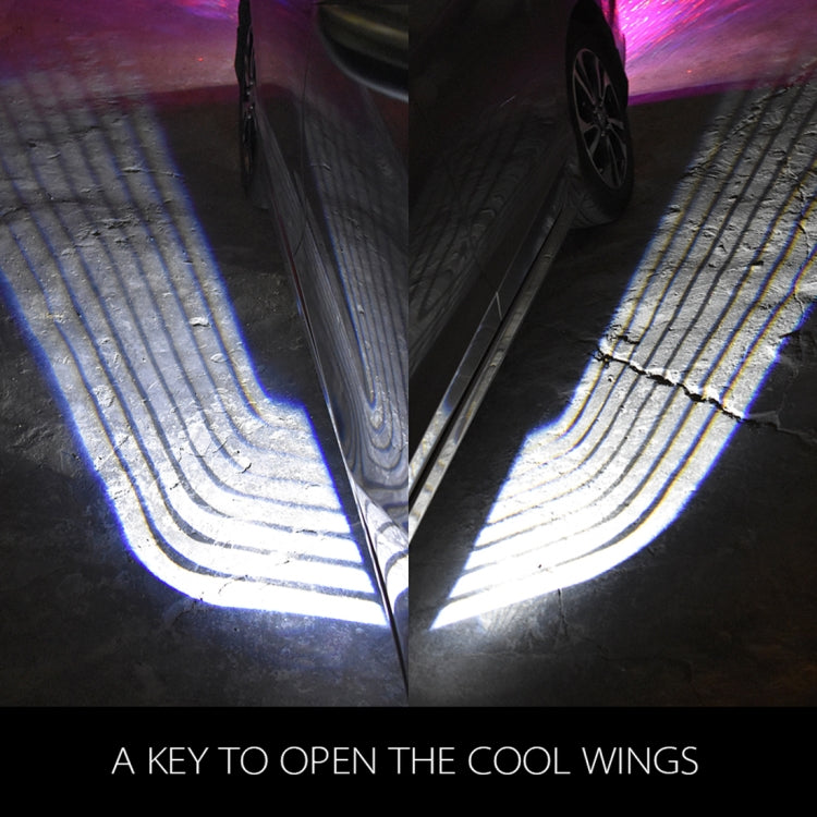 2 PCS DC 8-36V Ghost Shadow Courtesy Angel Wings Projection Lamp Car Door LED Welcome Lights(Red Light) - Decorative Lights by PMC TechLife | Online Shopping South Africa | PMC TechLife | Buy Now Pay Later Mobicred