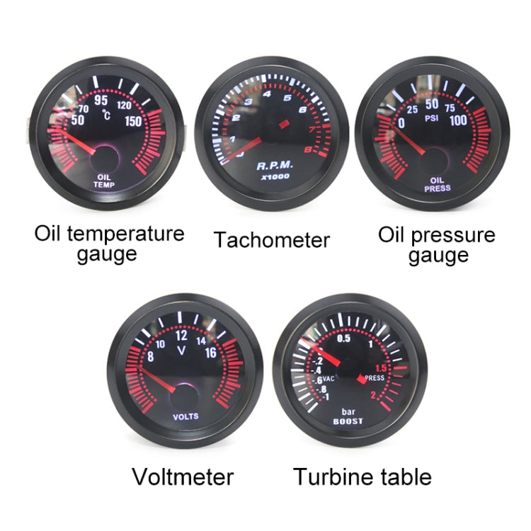 52mm 12V Universal Car Modified Bar Boost Gauge - Clocks & Car Meters by PMC TechLife | Online Shopping South Africa | PMC TechLife | Buy Now Pay Later Mobicred