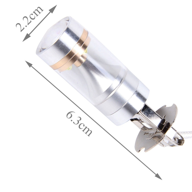 2 PCS H3 30W 350 LM 6000K White Light CREE 6 LED Car Fog Light Bulb, DC 12V - Fog / Driving Lights by PMC Jewellery | Online Shopping South Africa | PMC Jewellery