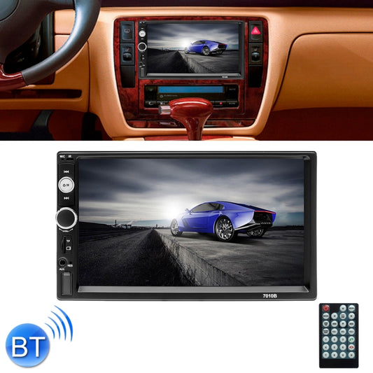 7010B HD 2 Din 7 inch Car Bluetooth Radio Receiver MP5 Player, Support FM & USB & TF Card - Car MP3 & MP4 & MP5 by PMC Jewellery | Online Shopping South Africa | PMC Jewellery | Buy Now Pay Later Mobicred