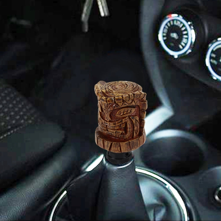 Universal Wood Avatar Shape Car Shift Lever Resin Modified Gear Knobs - Shift Knob by PMC TechLife | Online Shopping South Africa | PMC TechLife | Buy Now Pay Later Mobicred