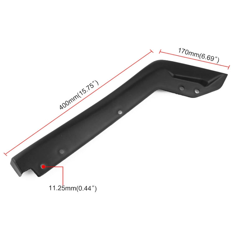 Car-styling ABS Rear Spat Valance Lip for Subaru WRX Sti - Decorative Strip by PMC TechLife | Online Shopping South Africa | PMC TechLife | Buy Now Pay Later Mobicred