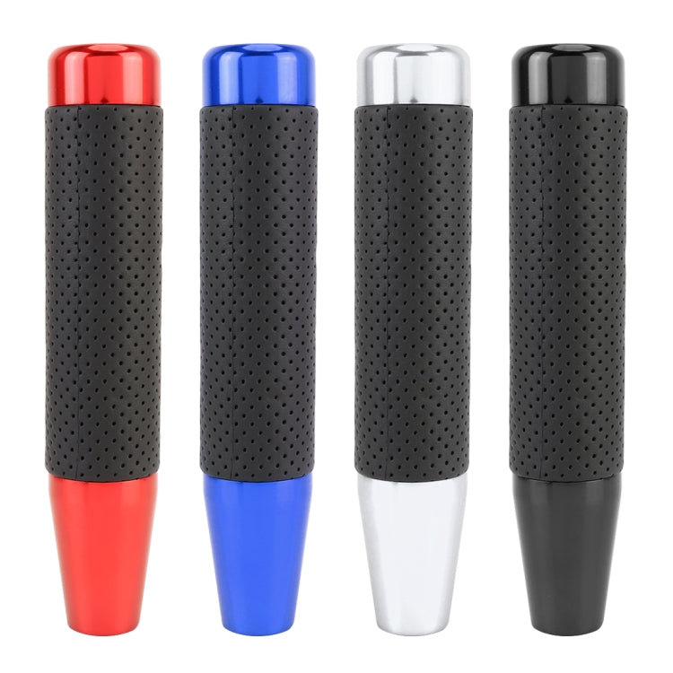 Metal Leather Long Column Car Shift Knob, Size: 18x3.3cm (Silver) - Shift Knob by PMC TechLife | Online Shopping South Africa | PMC TechLife | Buy Now Pay Later Mobicred