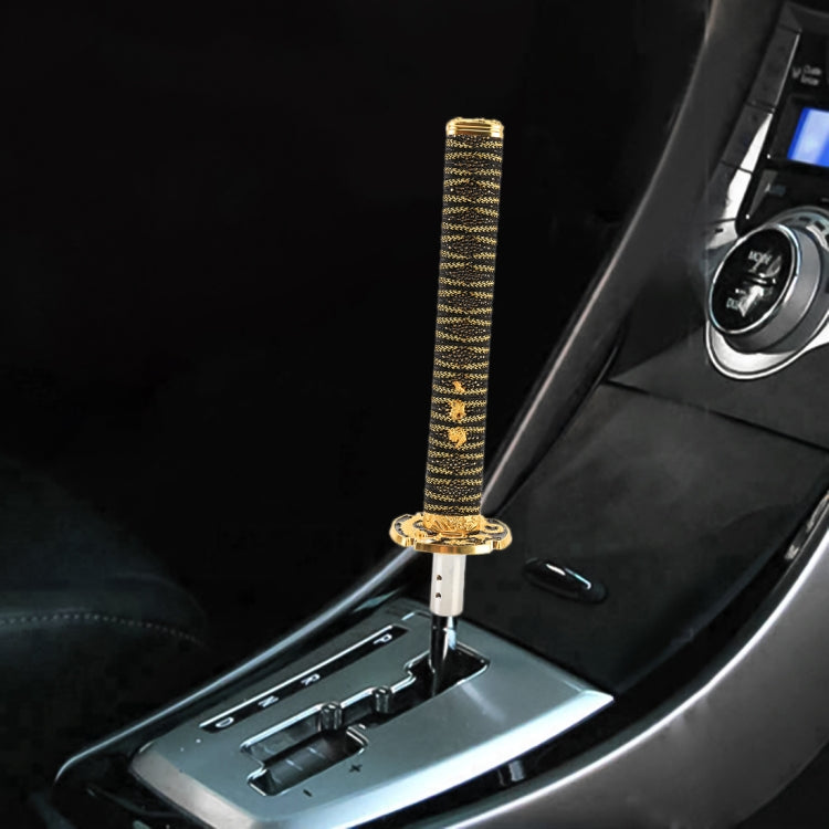 Universal Samurai Shape Manual or Automatic Gear Shift Knob, Length: 31.5cm (Gold) - Shift Knob by PMC TechLife | Online Shopping South Africa | PMC TechLife | Buy Now Pay Later Mobicred