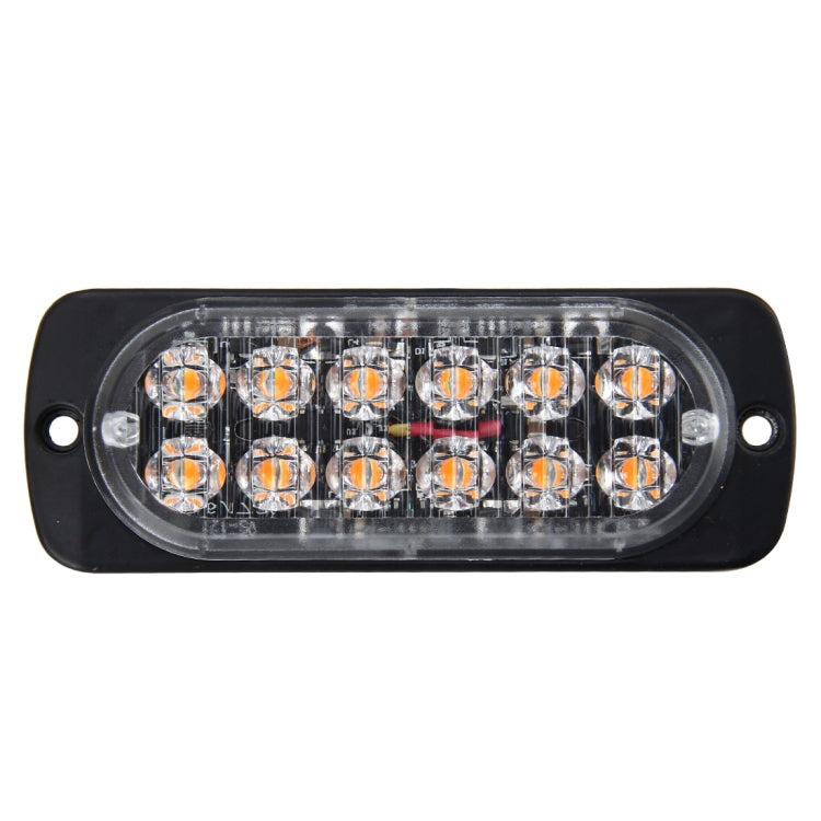 DC 12V-24V 2W 12LEDs SMD-2835 Lamps 17 Flash Patterns 3 Lines Car Flash Lamp Waterproof Car Truck Emergency Strobe Flash Warning Light, Cable Length: 90cm - Warning Lights by PMC Jewellery | Online Shopping South Africa | PMC Jewellery | Buy Now Pay Later Mobicred