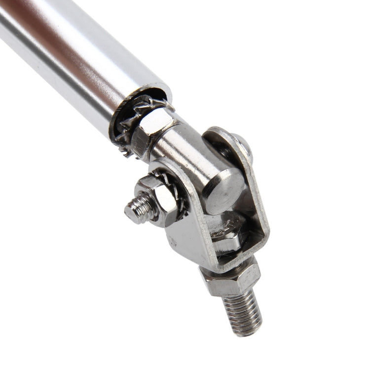 2 PCS Car Modification Large Surrounded By The Rod Telescopic Lever Front and Rear Bars Fixed Front Lip Back Shovel Adjustable Small Rod, Length: 10cm(Silver) - Trunk & Bumper Accessories by PMC TechLife | Online Shopping South Africa | PMC TechLife | Buy Now Pay Later Mobicred