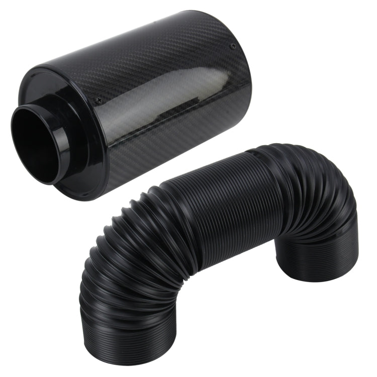 Universal Air Intakes Short Cold Racing Aluminium Air Intake Pipe Hose High Flow Cold Air Extension System Air Filter - Air Intake System by PMC Jewellery | Online Shopping South Africa | PMC Jewellery